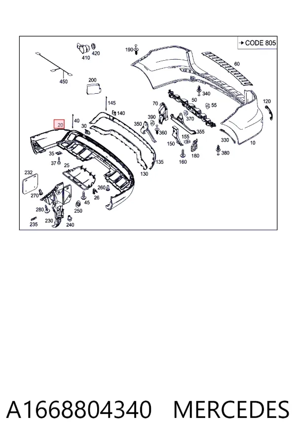  A1668804340 Mercedes
