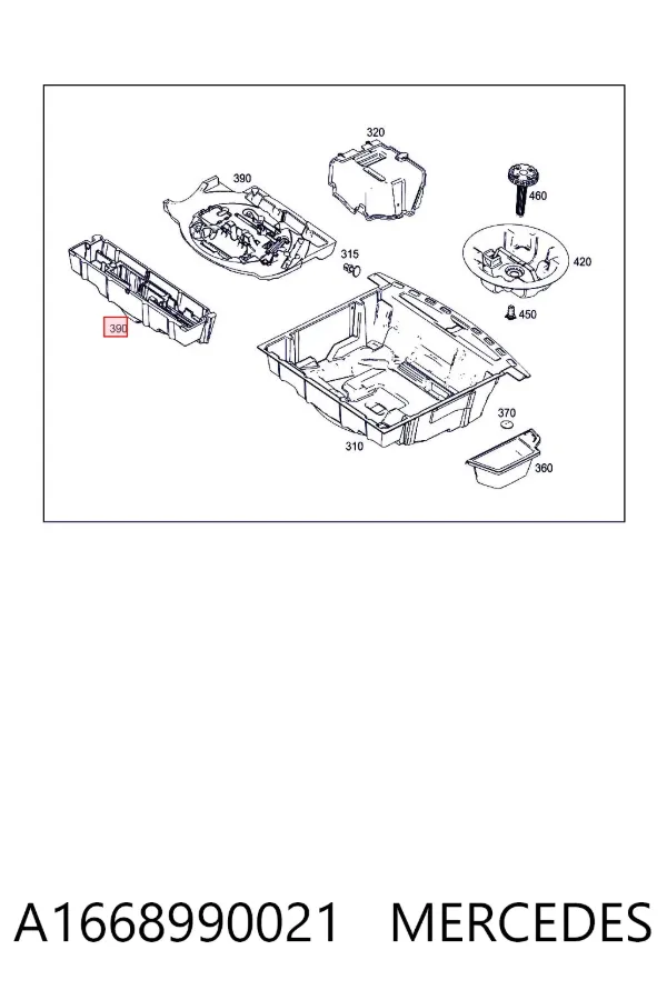  A1668990021 Mercedes