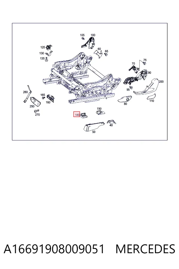 Mercedes A1669190800 цена, от 6.33 USD