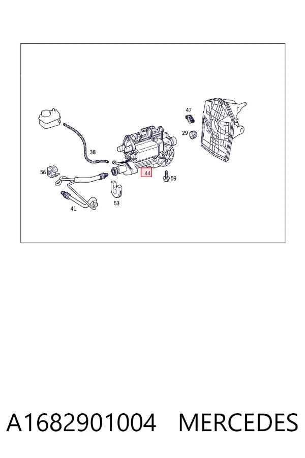 Актуатор сцепления A1682901004 Mercedes