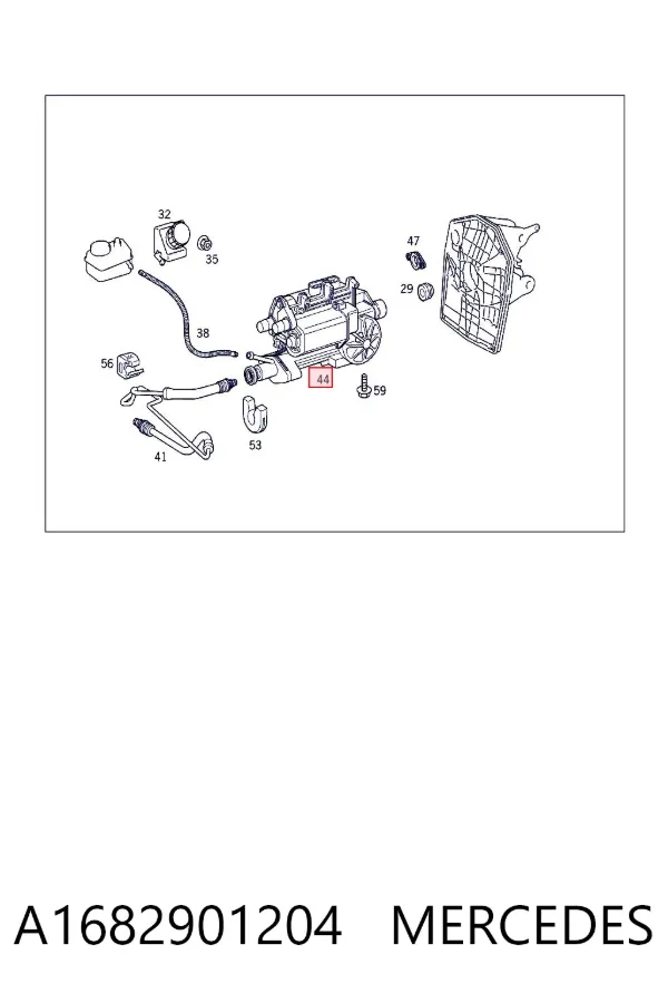 Актуатор сцепления A1682901204 Mercedes