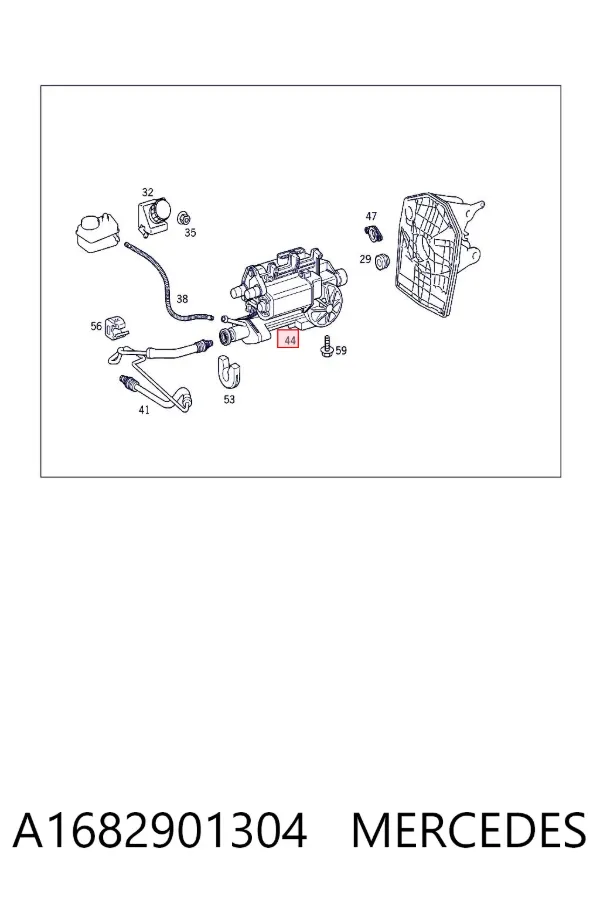 Актуатор сцепления A1682901304 Mercedes