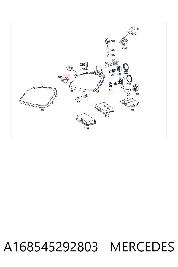 Разъем топливной форсунки A168545292803 Mercedes