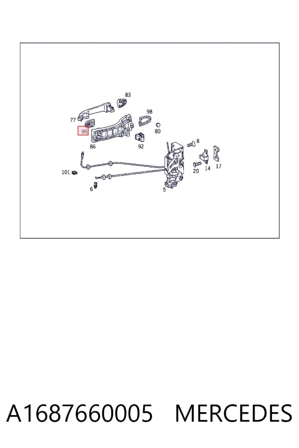  A1687660005 Mercedes