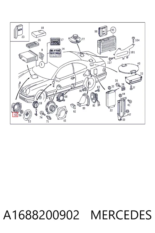  A1688200902 Mercedes