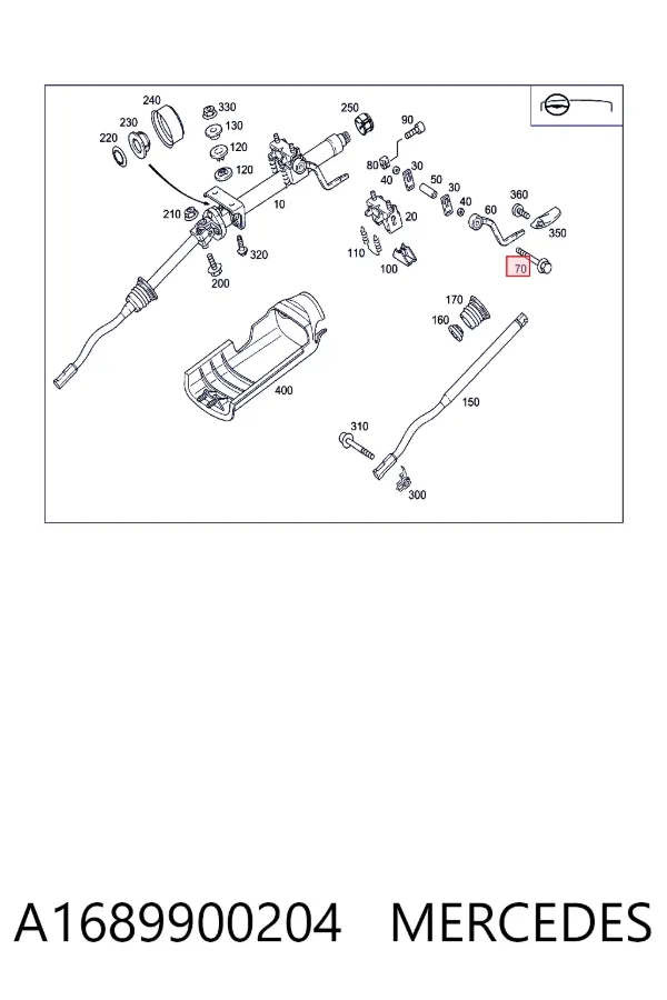  A1689900204 Mercedes