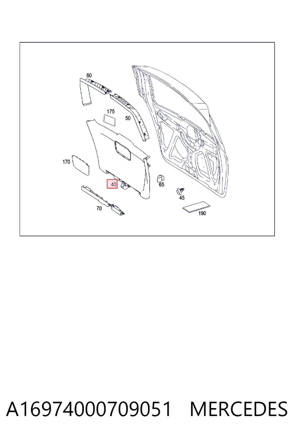  A16974000709051 Mercedes