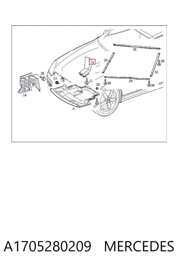  A1705280209 Mercedes