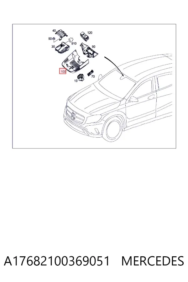  Mercedes A1768210036 цена, от 13.97 USD