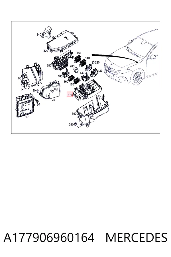 Коробка предохранителей Mercedes A1779069601 цена, от 19.00 USD