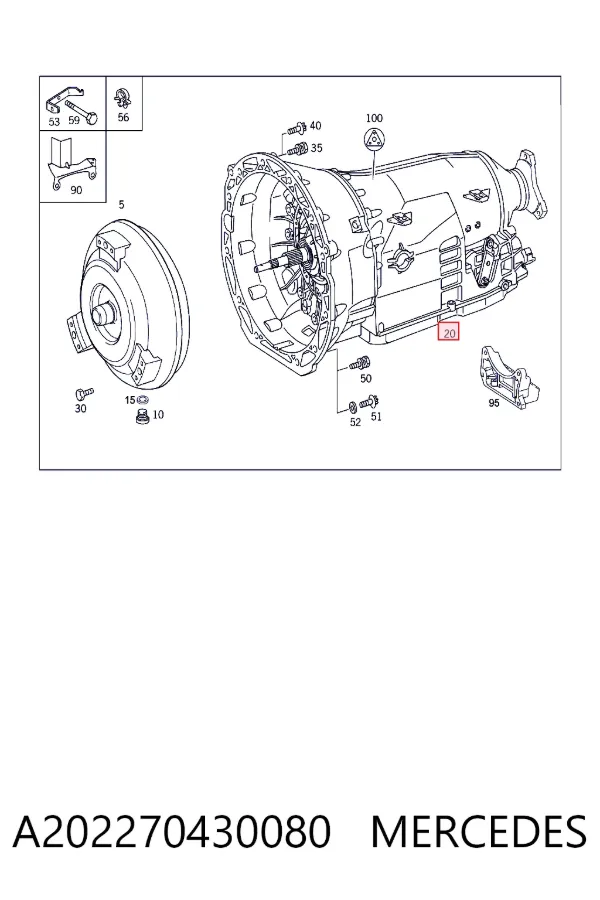 Купить A2022704300 Mercedes АКПП в сборе