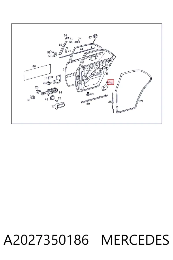  A2027350186 Mercedes