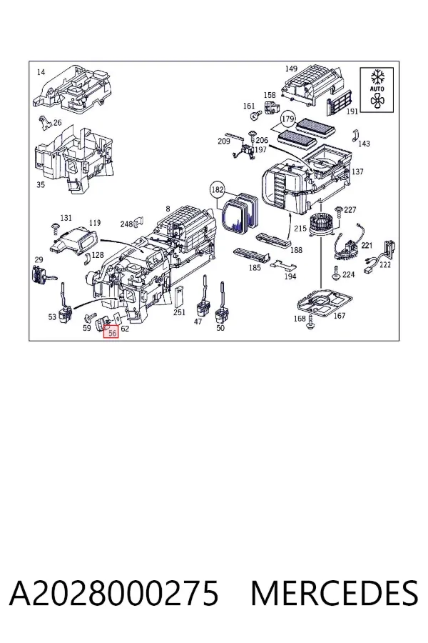  A2028000275 Mercedes