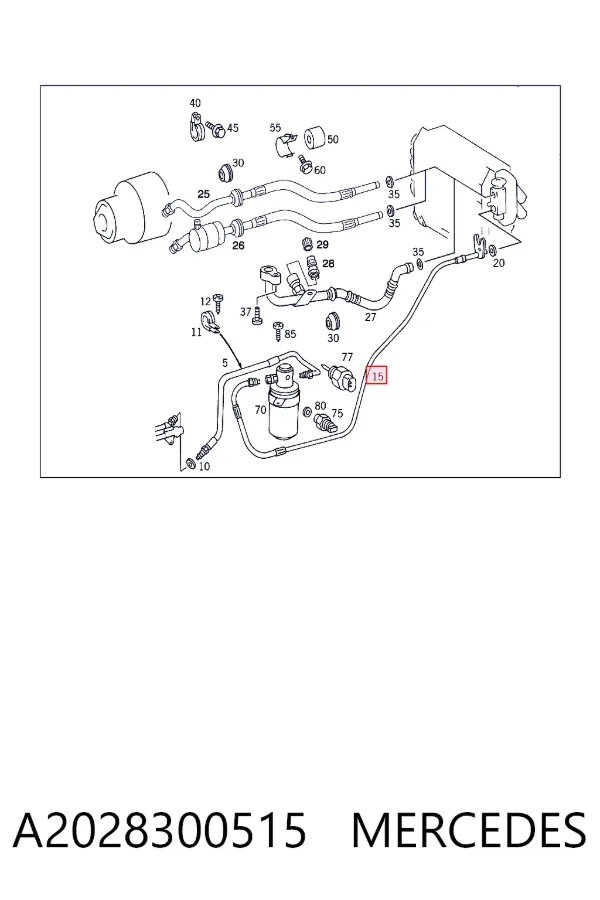  A2028300515 Mercedes