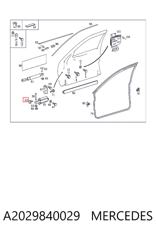  A2029840029 Mercedes