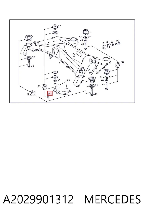  A2029901312 Mercedes