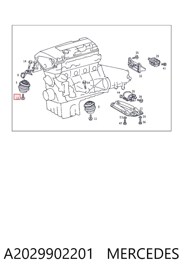  A2029902201 Mercedes