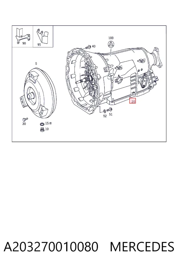 АКПП A203270010080 Mercedes