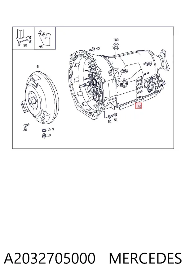 АКПП A2032705000 Mercedes