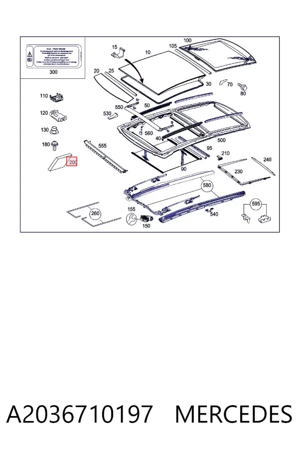  A2036710197 Mercedes