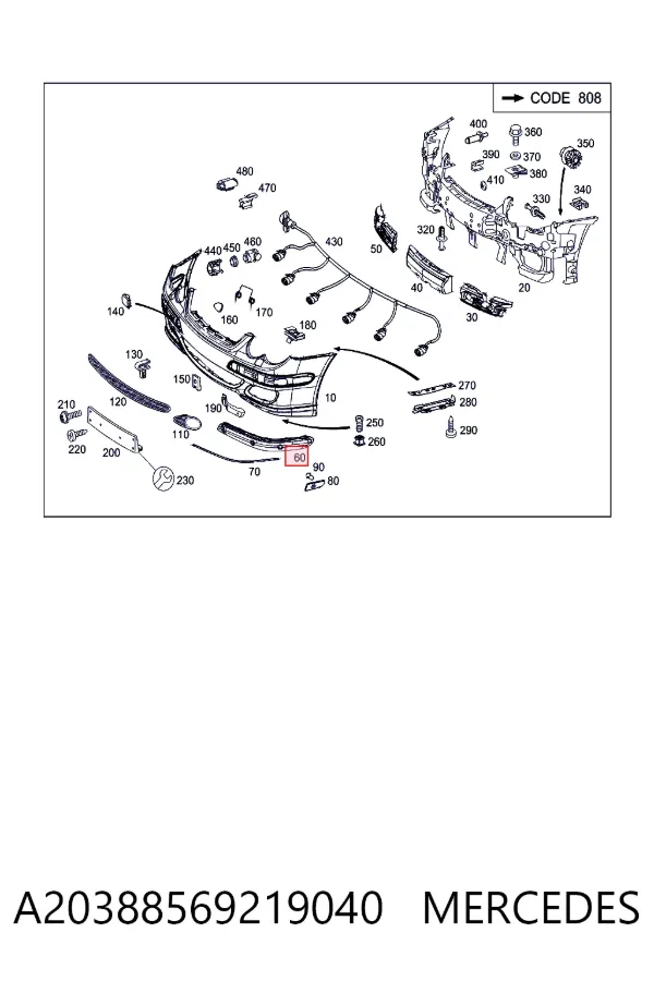  Mercedes A2038856921