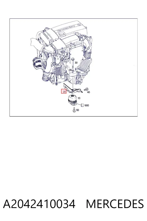 A2042410034 Mercedes