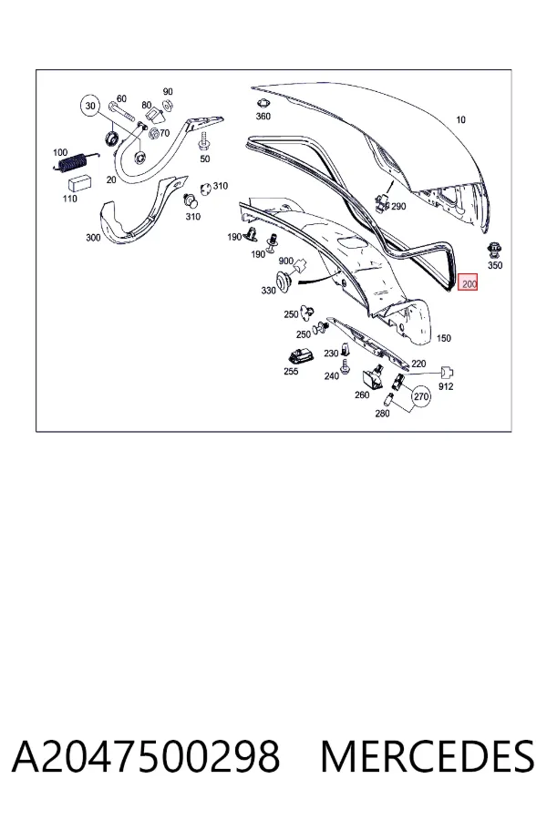  A2047500298 Mercedes