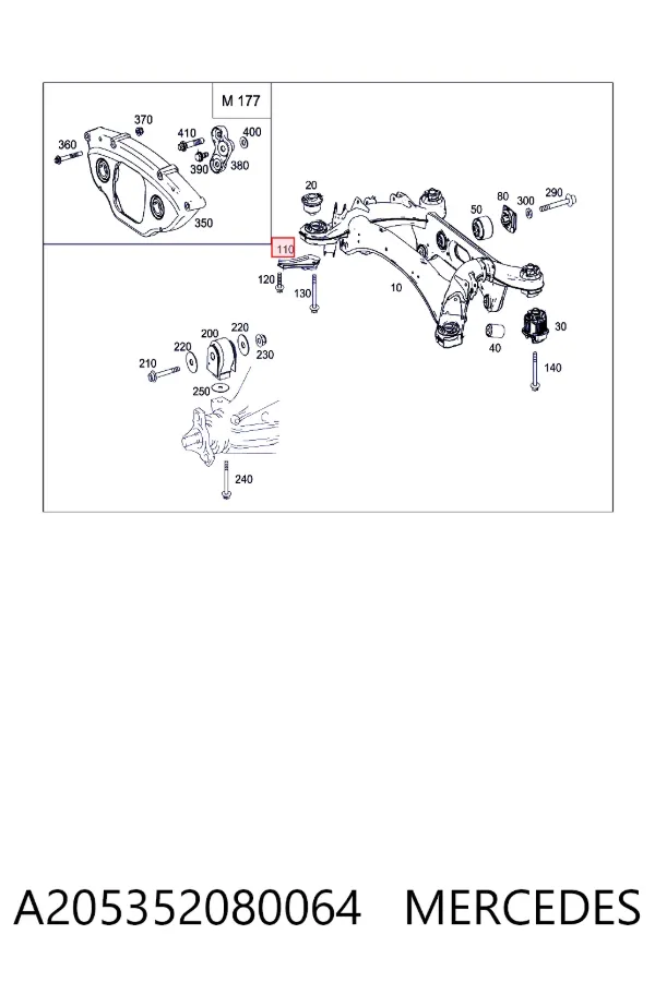  A205352080064 Mercedes