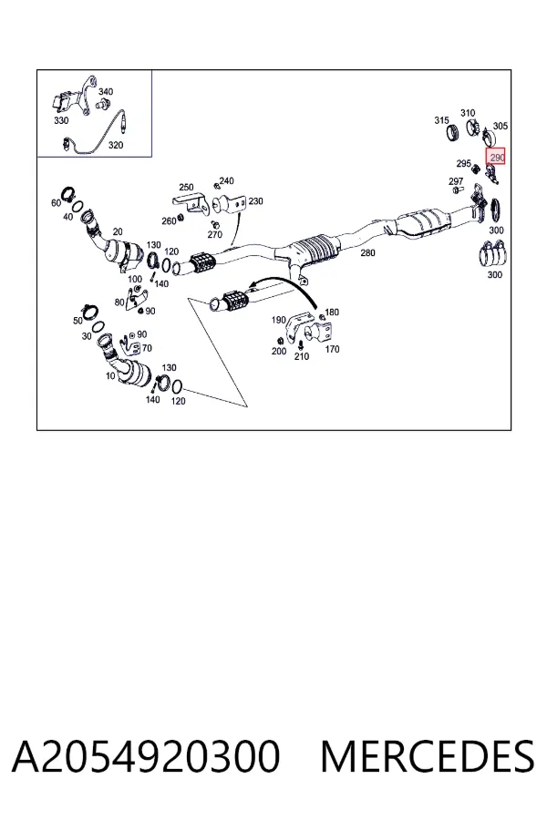 A2054920300 Mercedes