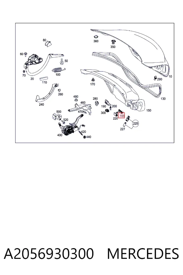  A2056930300 Mercedes