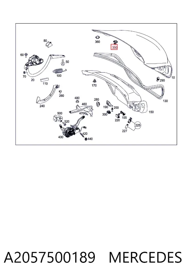  A2057500189 Mercedes