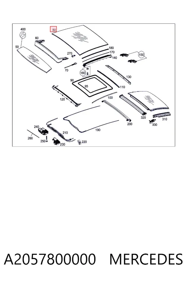  A2057800000 Mercedes