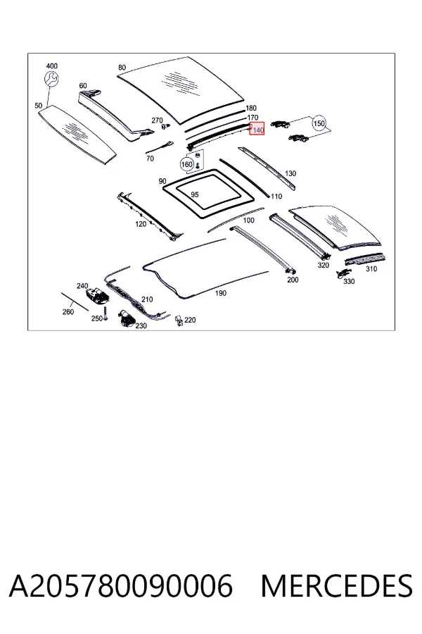  A205780090006 Mercedes