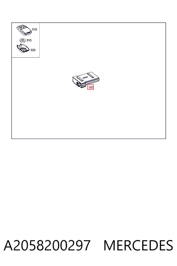  A2058200297 Mercedes