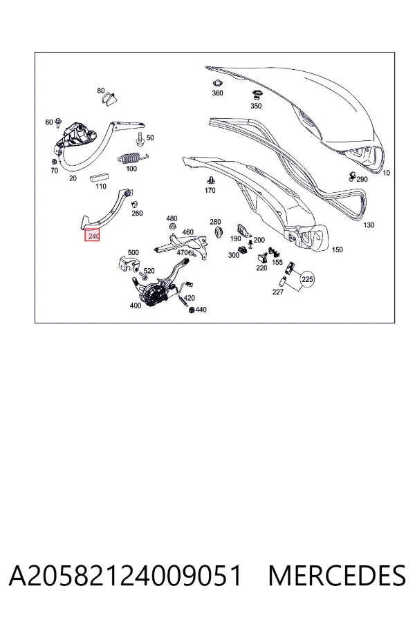  A20582124009051 Mercedes