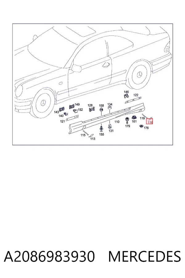  A2086983930 Mercedes