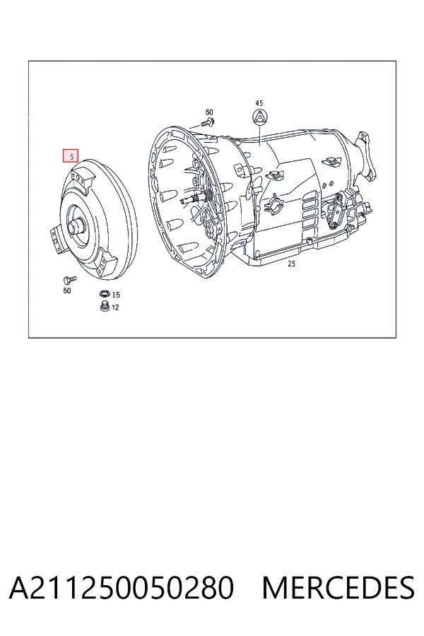Гидротрансформатор A211250050280 Mercedes