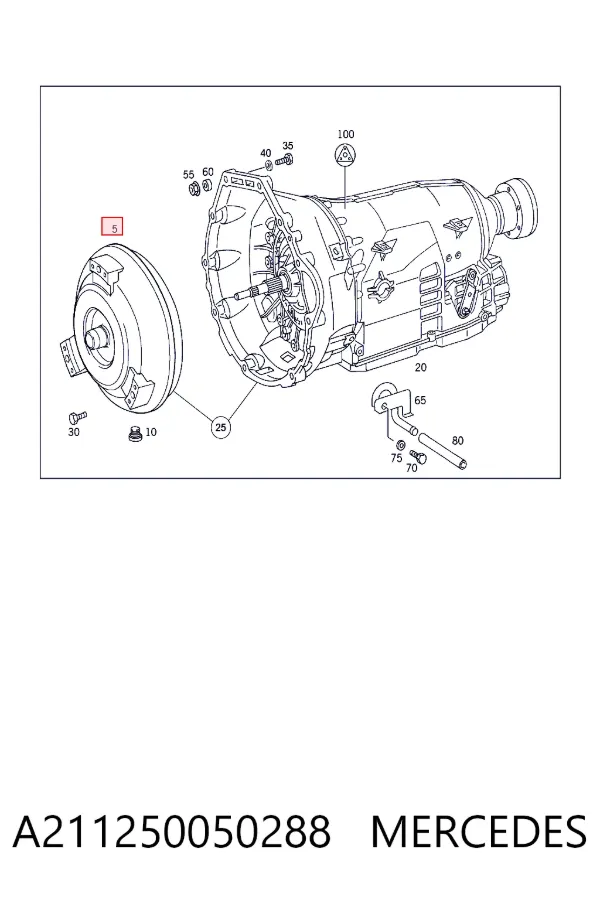 A2112500502 Mercedes Гидротрансформатор АКПП