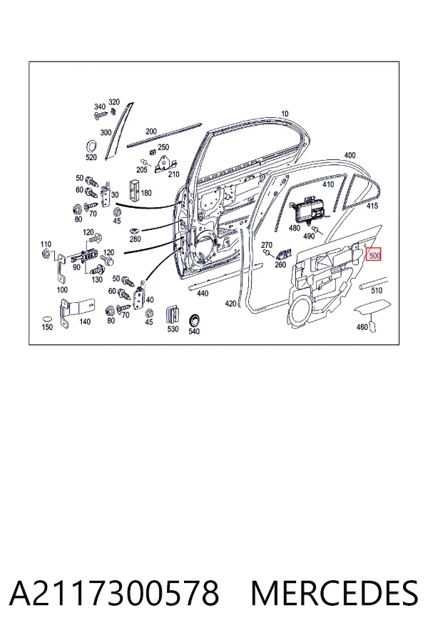  A2117300578 Mercedes