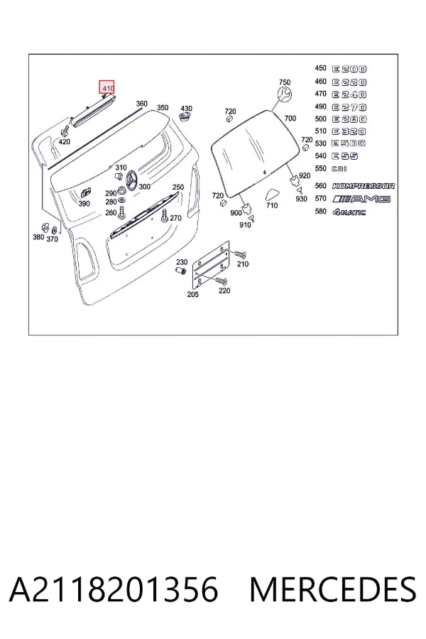  A2118201356 Mercedes