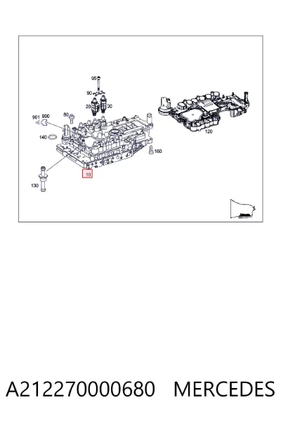 Гидроблок АКПП MERCEDES A212270000680