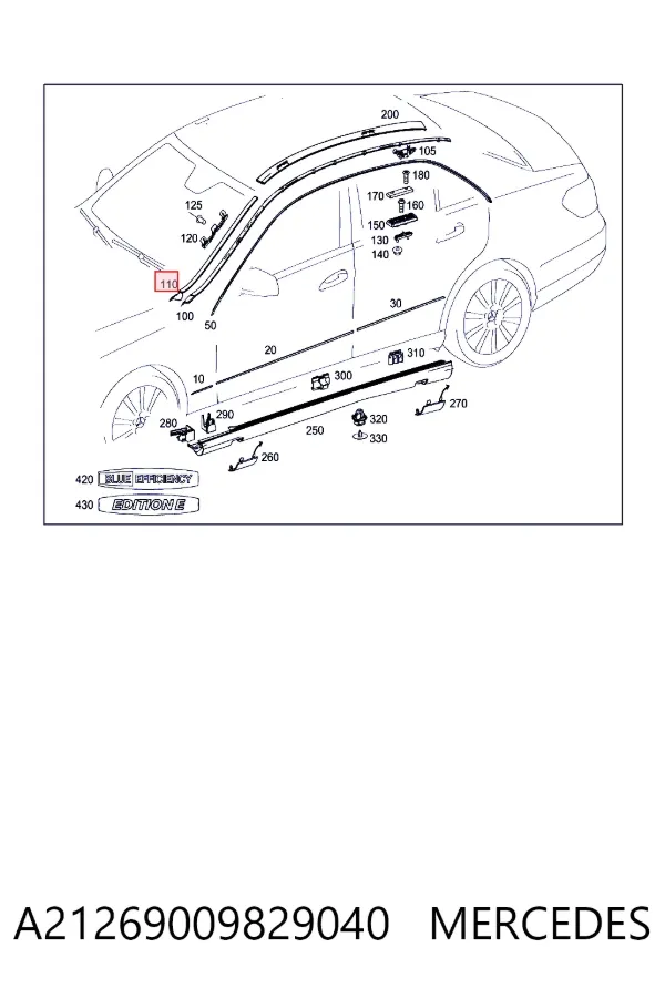  Mercedes A2126900982 цена, от 12.42 USD