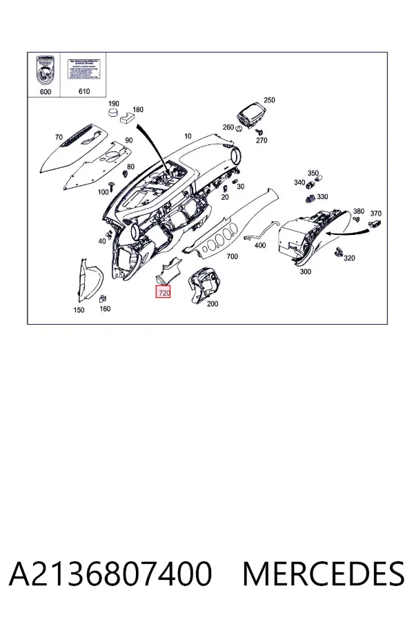 A2136807400 Mercedes