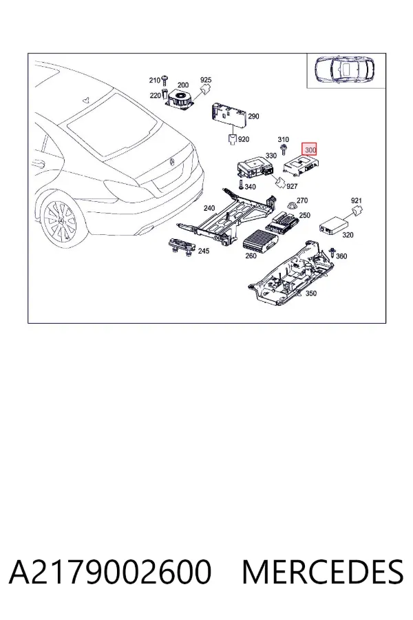  A2179002600 Mercedes