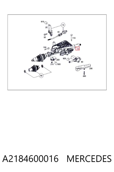 Рулевая колонка MERCEDES A2184600016