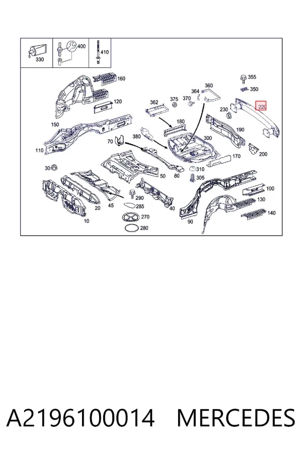  A2196100014 Mercedes