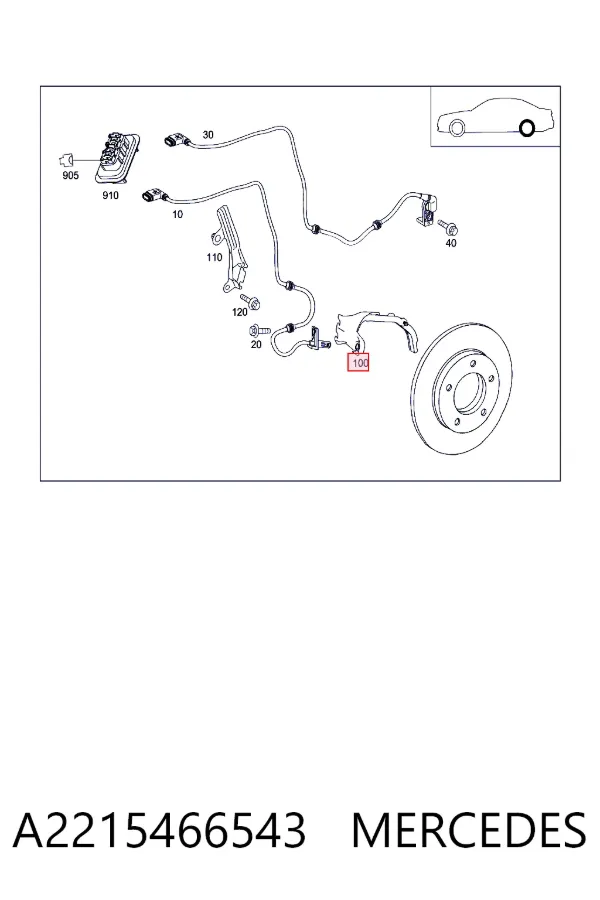  A2215466543 Mercedes