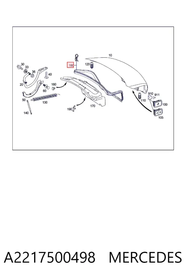  A2217500498 Mercedes