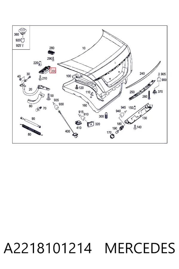  A2218101214 Mercedes