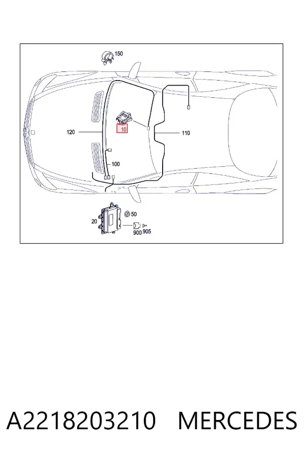  A2218203210 Mercedes